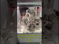 Automated centrifugal turntable cap sorting system, operating at 600 caps per minute