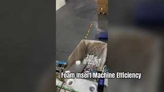foam insert machine link with elevator with 4 cavities and tick out function